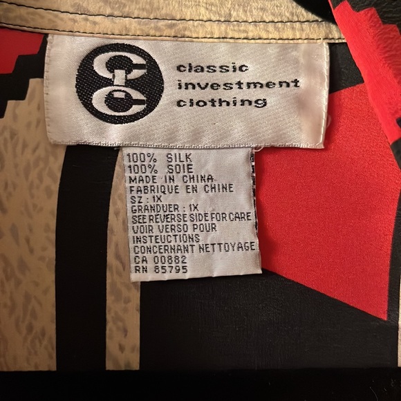 COPY - CIC Silk tunic. - Picture 3 of 4